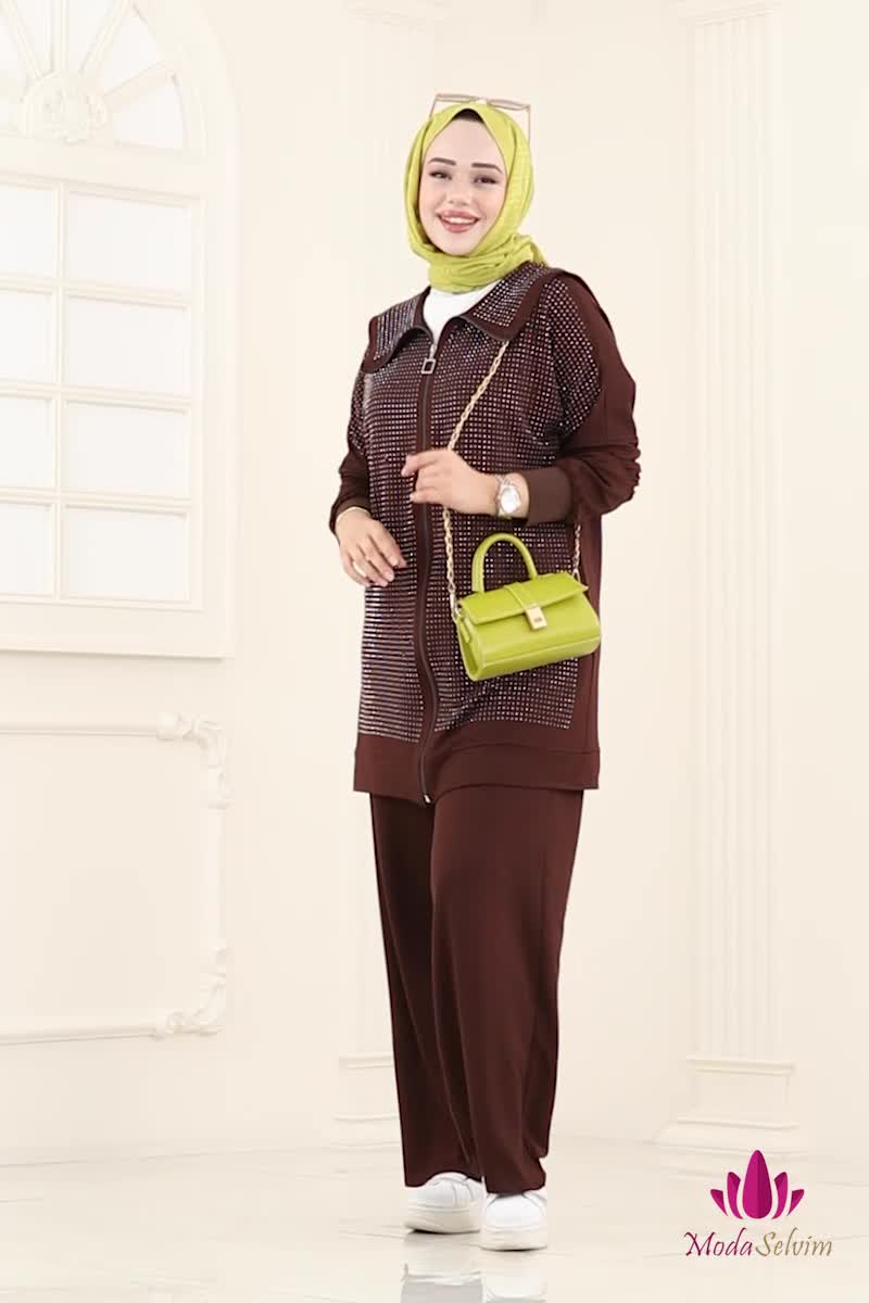 moda selvim Combined 3335UZ662 Brown - Thumbnail