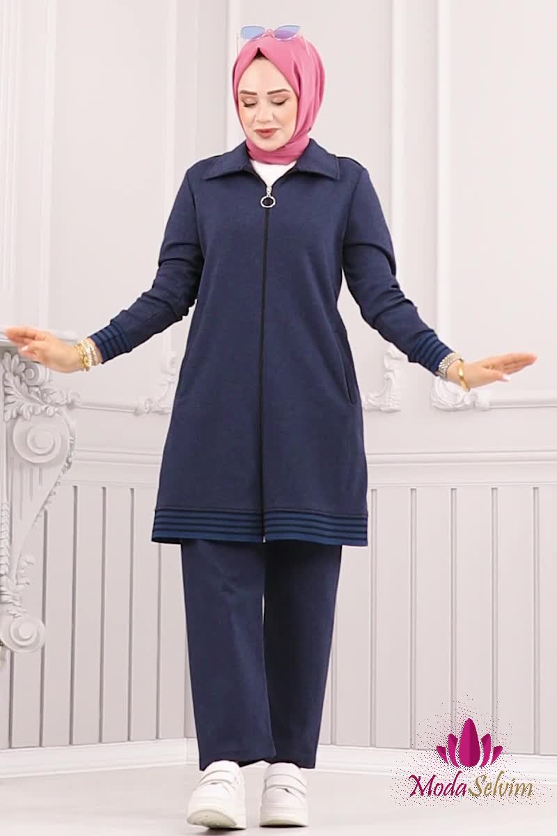 moda selvim Combined PL9099 Navy Blue - Thumbnail