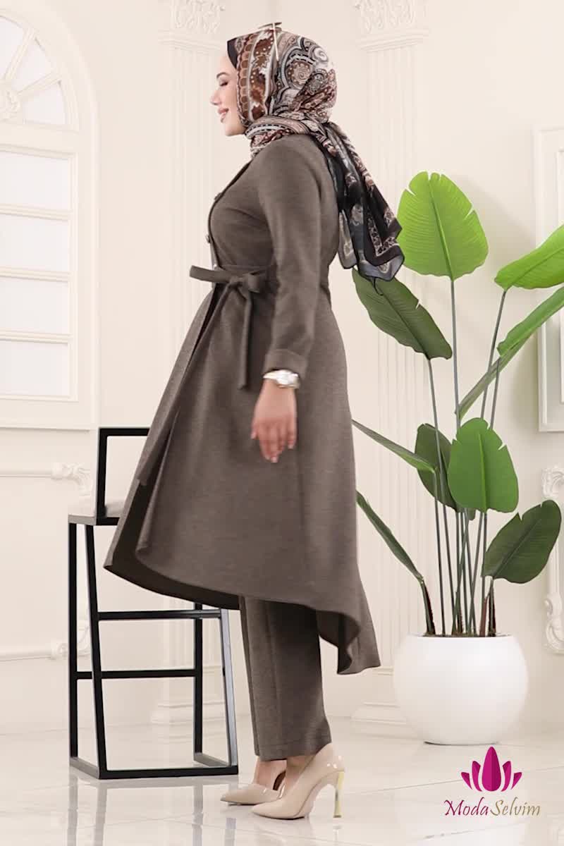 moda selvim طقم بيج 2729SL432 - Thumbnail