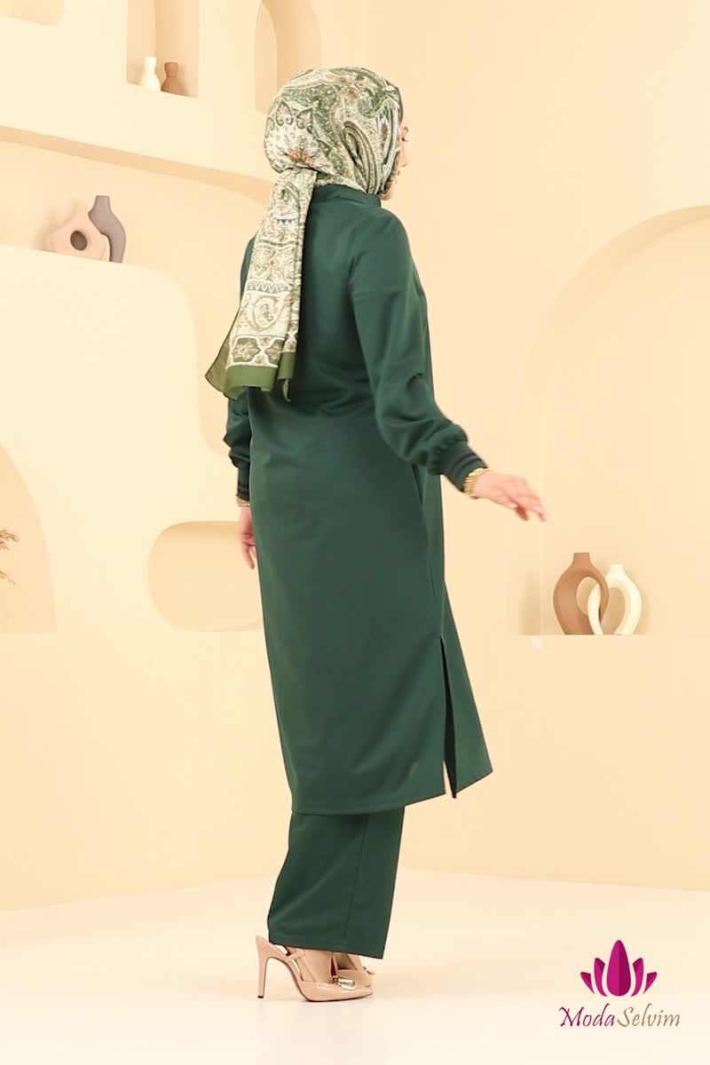 moda selvim Combined 400DVL817 Emerald - Thumbnail