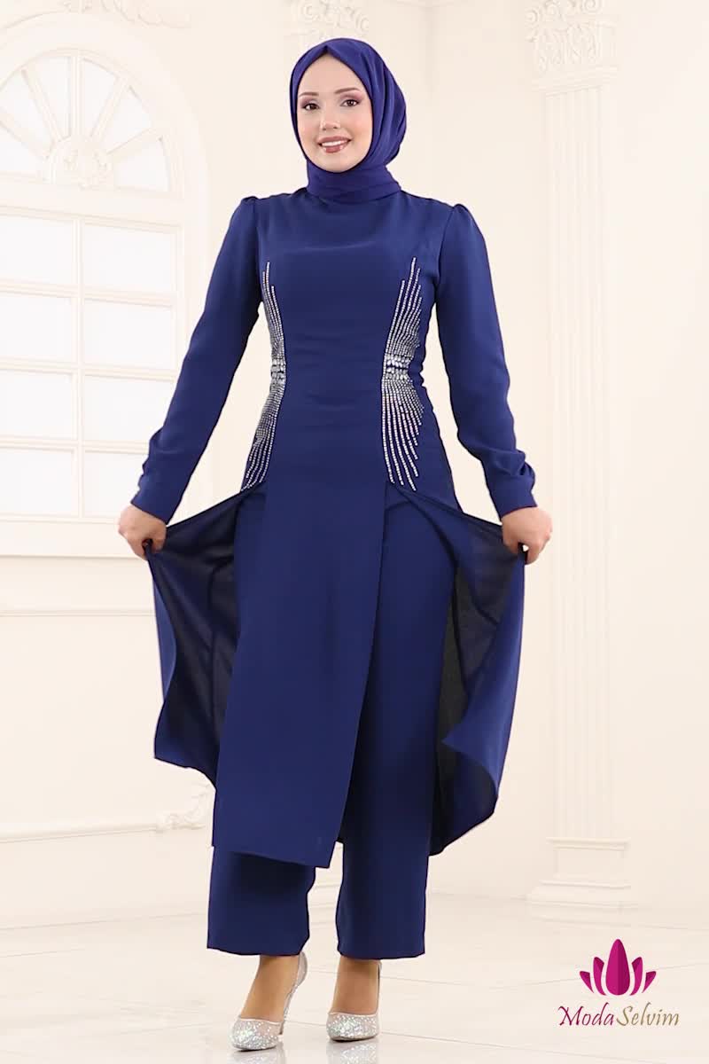 moda selvim Combined 2723SL432 Navy Blue - Thumbnail