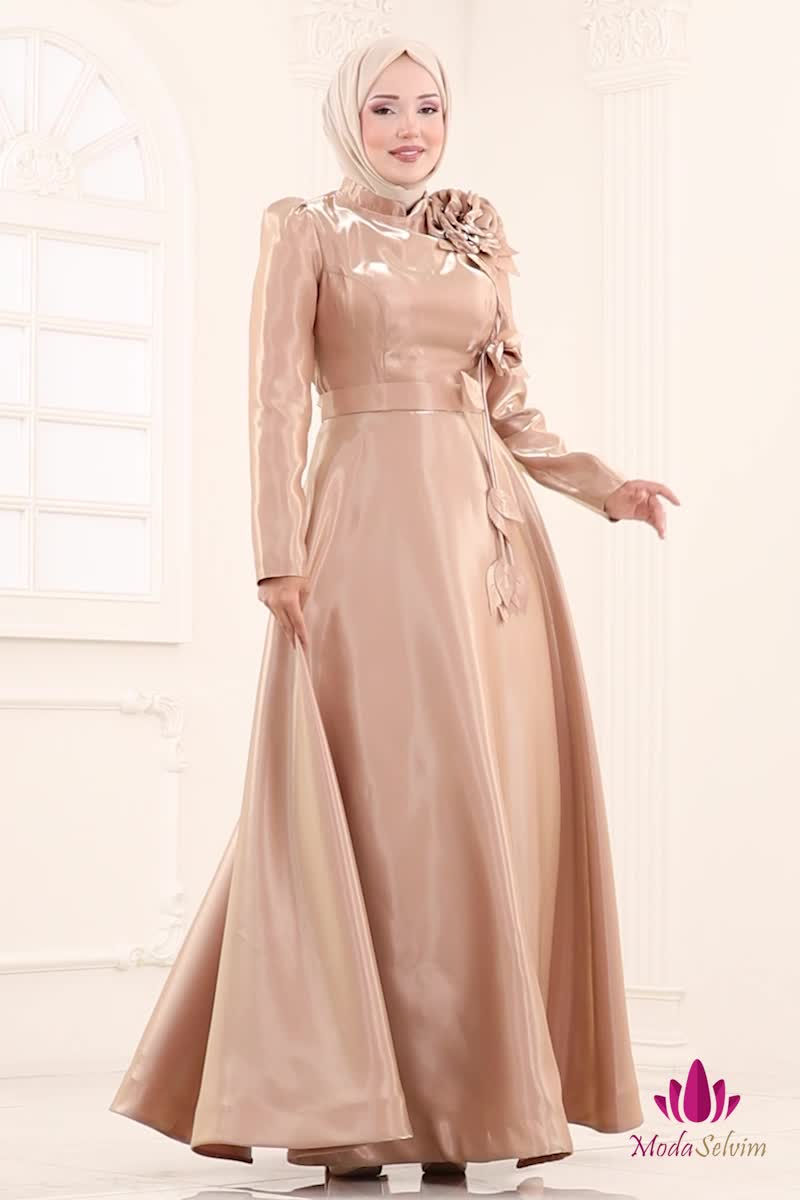 moda selvim Evening Dress 5150D170 Vision - Thumbnail