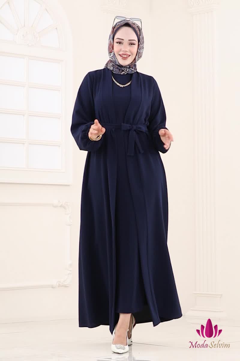 moda selvim Combined 0347BG354 Navy Blue - Thumbnail