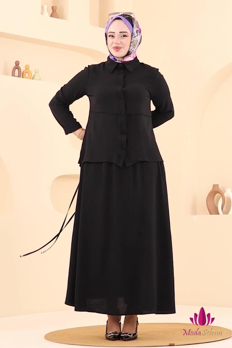 moda selvim Combined 2703SL432 Black - Thumbnail