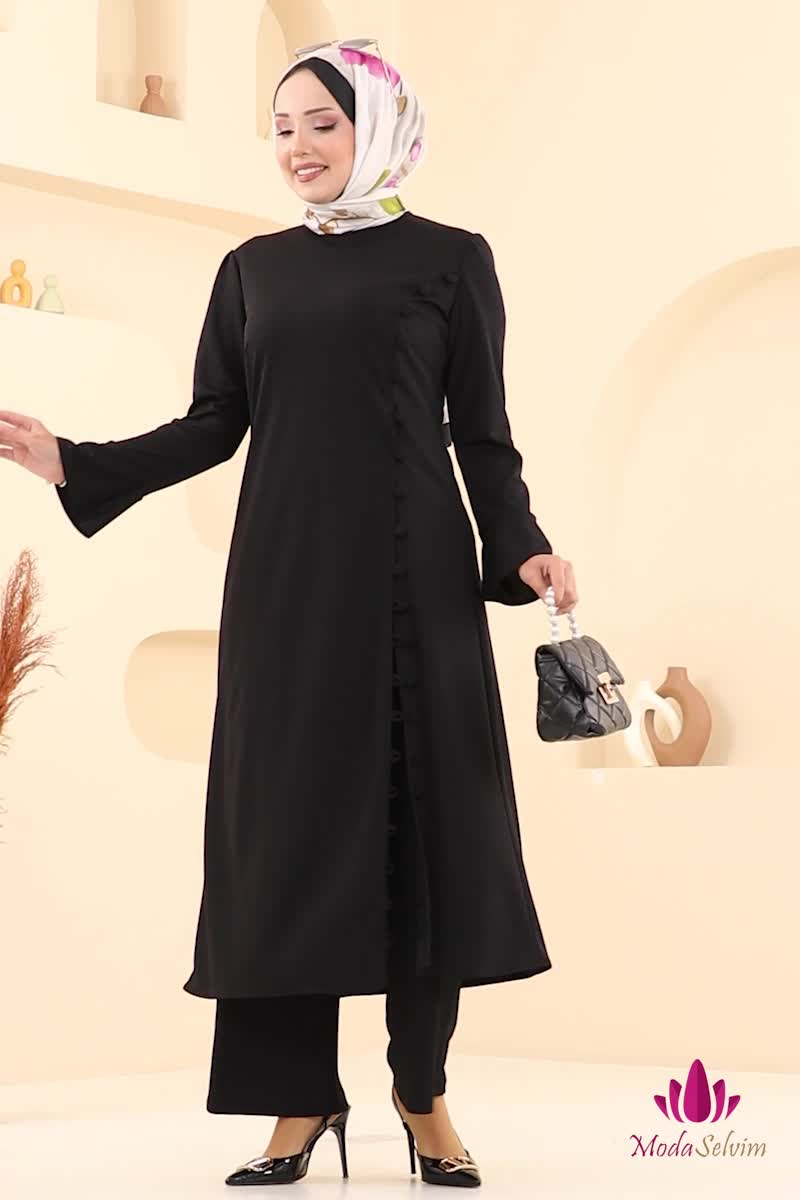 moda selvim Combined ASM2817 Black - Thumbnail