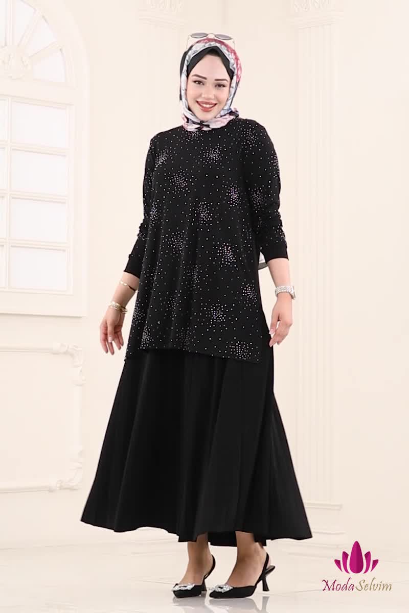 moda selvim Combined 6027UZ662 Black - Thumbnail