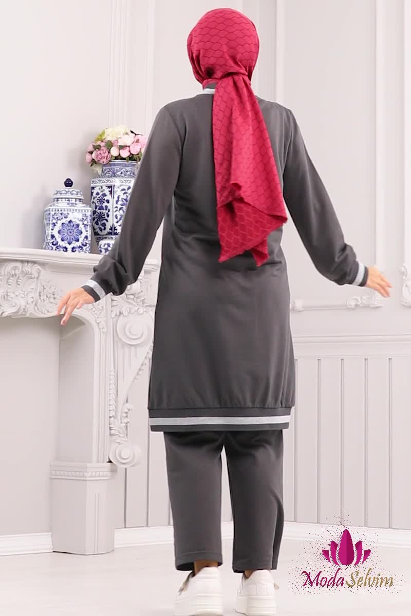 moda selvim Combined 1955FON792 Anthracite - Thumbnail