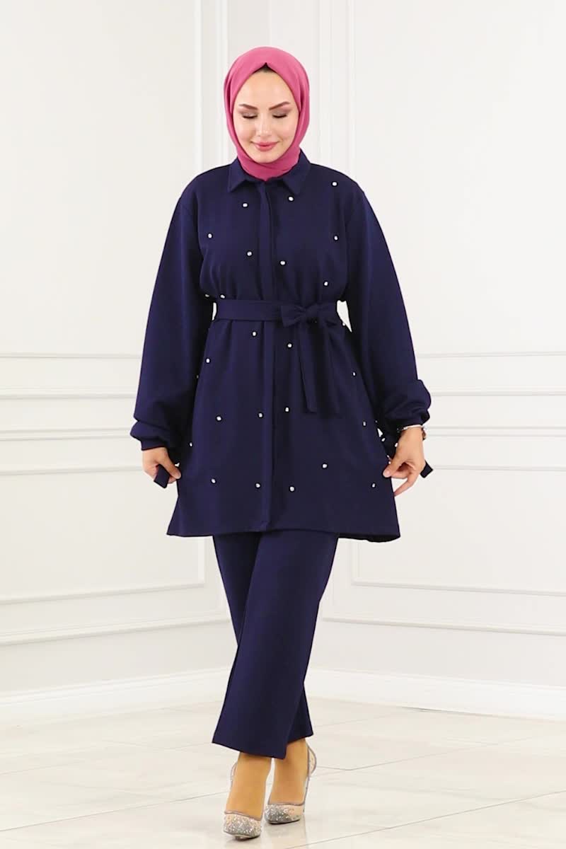 moda selvim COMBINED 5011HBS856 Navy Blue - Thumbnail