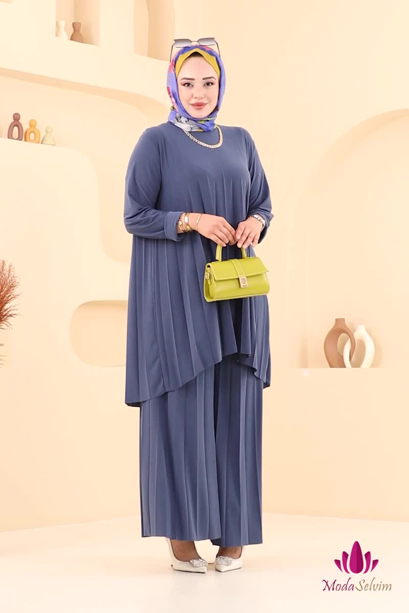 moda selvim Combined 5005AF553 Indigo - Thumbnail